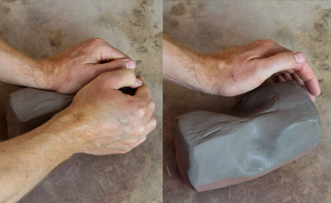 ram's head wedging press hands