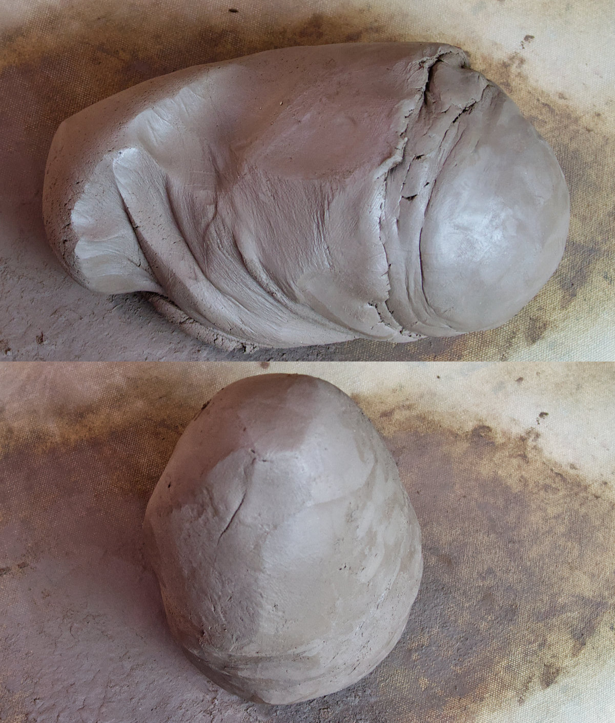 spiral wedging finishing step
